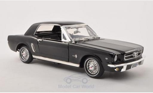 Coche miniatura Ford Mustang 1/18 Motormax Hardtop negro 1964 Ford Mustang 1/18 Motormax Hardtop negro 1964 coche miniatura