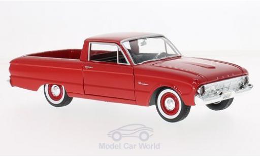 Coche miniatura Ford Ranchero 1/24 Motormax rojo 1960 Ford Ranchero 1/24 Motormax rojo 1960 coche miniatura