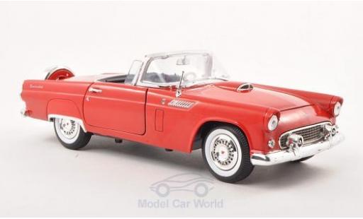 Coche miniatura Ford Thunderbird 1/18 Motormax Convertible rojo 1956 Ford Thunderbird 1/18 Motormax Convertible rojo 1956 coche miniatura