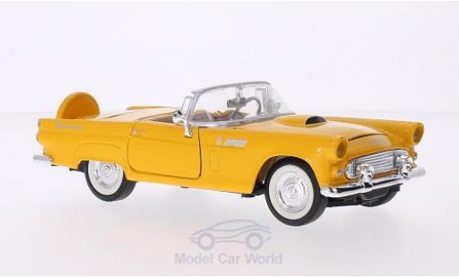 Coche miniatura Ford Thunderbird 1956 1/24 Motormax amarillo 1956 Ford Thunderbird 1956 1/24 Motormax amarillo 1956 coche miniatura