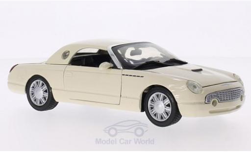 Coche miniatura Ford Thunderbird 2002 1/24 Motormax Hardtop beige 2002 Ford Thunderbird 2002 1/24 Motormax Hardtop beige 2002 coche miniatura