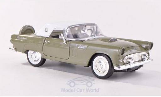 Coche miniatura Ford Thunderbird 1/24 Motormax metalico verde/blanco 1956 ohne Vitrine Ford Thunderbird 1/24 Motormax metalico verde/blanco 1956 ohne Vitrine coche miniatura