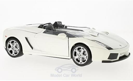 Lamborghini Concept 1/24 Motormax S metalico blanco coche miniatura