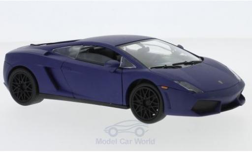Coche miniatura Lamborghini Gallardo 1/24 Motormax LP 560-4 matt-azul 2008 Lamborghini Gallardo 1/24 Motormax LP 560-4 matt-azul 2008 coche miniatura