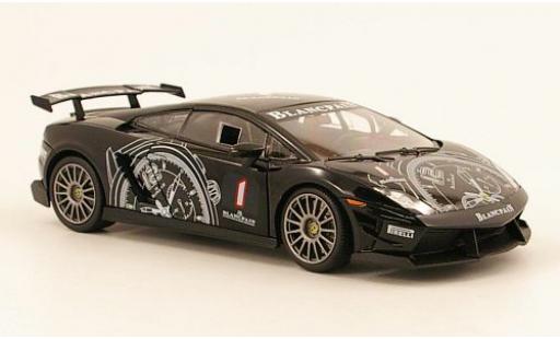 Coche miniatura Lamborghini Gallardo 1/24 Motormax LP 560 Super Trofeo negro No.1 Blancpain Lamborghini Gallardo 1/24 Motormax LP 560 Super Trofeo negro No.1 Blancpain coche miniatura