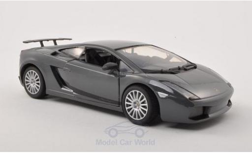 Coche miniatura Lamborghini Gallardo Superleggera 1/24 Motormax Superleggera metalico negro/negro Lamborghini Gallardo Superleggera 1/24 Motormax Superleggera metalico negro/negro coche miniatura