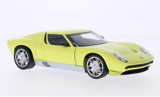 Lamborghini Miura 1/24 Motormax Concept amarillo coche miniatura