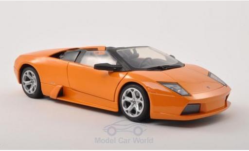 Coche miniatura Lamborghini Murcielago Roadster 1/18 Motormax Roadster metalico naranja Lamborghini Murcielago Roadster 1/18 Motormax Roadster metalico naranja coche miniatura