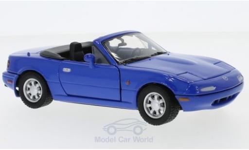 Coche miniatura Mazda MX 1/24 Motormax -5 Miata azul Mazda MX 1/24 Motormax -5 Miata azul coche miniatura