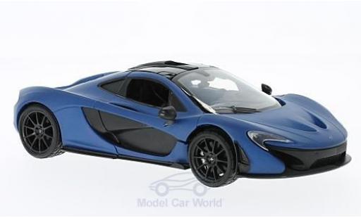 McLaren P1 1/24 Motormax matt-azul ohne Vitrine coche miniatura