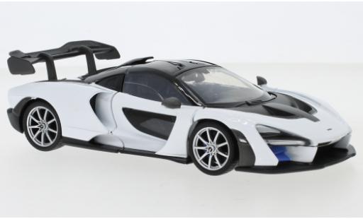 Coche miniatura McLaren Senna 1/24 Motormax blanco McLaren Senna 1/24 Motormax blanco coche miniatura