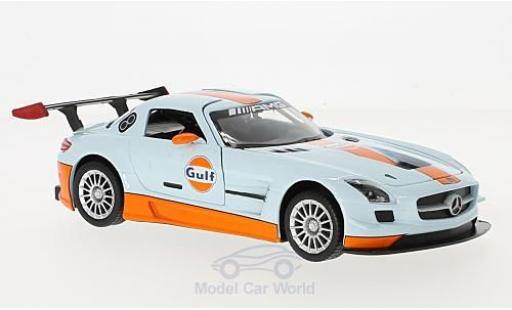 Coche miniatura Mercedes SLS 1/24 Motormax AMG GT3 Gulf Mercedes SLS 1/24 Motormax AMG GT3 Gulf coche miniatura