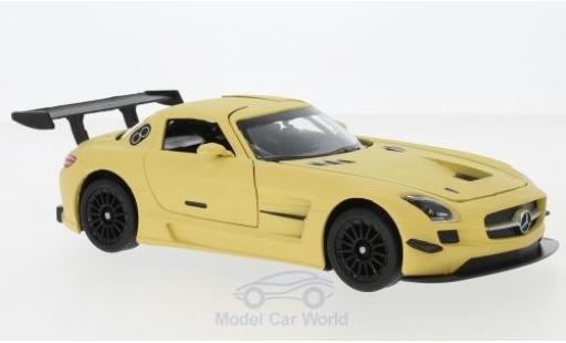 Mercedes SLS 1/24 Motormax AMG GT3 matt-beige coche miniatura