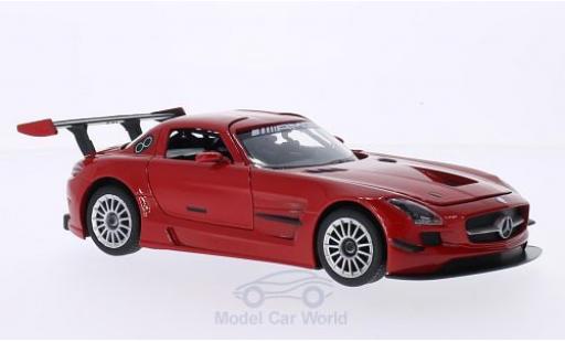 Mercedes SLS 1/24 Motormax AMG GT3 rojo coche miniatura