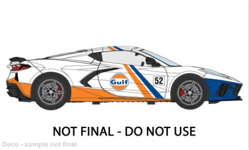 Coche miniatura Chevrolet Corvette 1/24 Motormax C 8 Gulf Chevrolet Corvette 1/24 Motormax C 8 Gulf coche miniatura