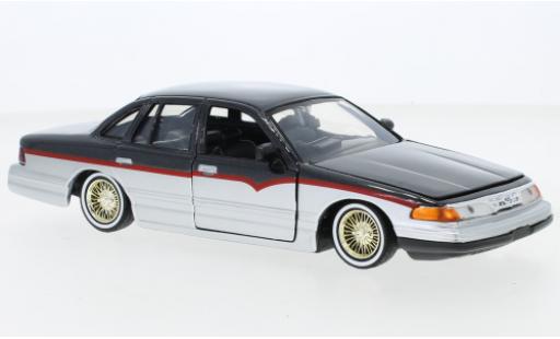 Ford Crown 1/24 Motormax Victoria metallise gris/gris 1993 coche miniatura