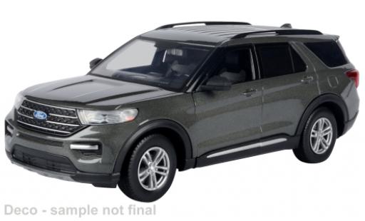 Ford Explorer 1/24 Motormax XLT gris 2022 coche miniatura