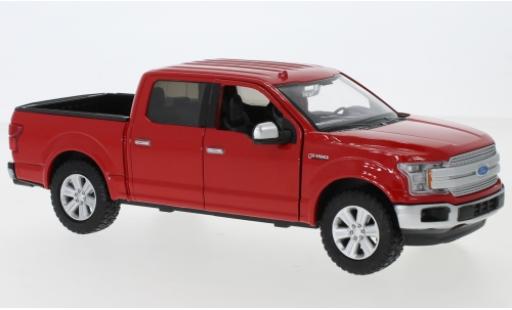 Coche miniatura Ford F-1 1/24 Motormax 50 Lariat Crew Cab rouge 2019 Ford F-1 1/24 Motormax 50 Lariat Crew Cab rouge 2019 coche miniatura