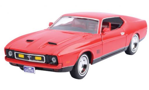Ford Mustang 1/24 Motormax Mach 1 rojo 1971 coche miniatura