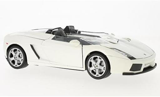 Lamborghini Concept 1/18 Motormax S metallise blanche coche miniatura