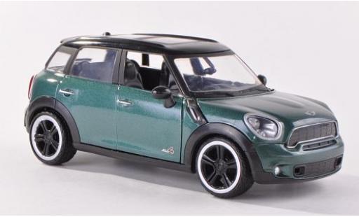Coche miniatura Mini Cooper 1/24 Motormax S Countryman metalico verde foncé/negro Mini Cooper 1/24 Motormax S Countryman metalico verde foncé/negro coche miniatura