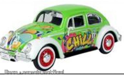 Coche miniatura Volkswagen Beetle 1/24 Motormax vert/Décorer 1966 Volkswagen Beetle 1/24 Motormax vert/Décorer 1966 coche miniatura