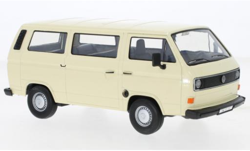 Volkswagen T3 1/24 Motormax Bus beige coche miniatura