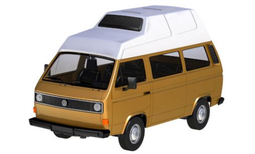 Coche miniatura Volkswagen T3 1/24 Motormax Camper marron/blanco Volkswagen T3 1/24 Motormax Camper marron/blanco coche miniatura