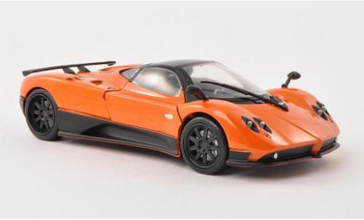 Coche miniatura Pagani Zonda 1/24 Motormax F naranja sans Vitrine Pagani Zonda 1/24 Motormax F naranja sans Vitrine coche miniatura