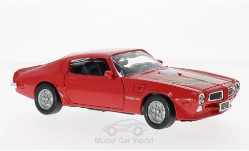 Coche miniatura Pontiac Firebird 1973 1/24 Motormax Trans Am rojo/Dekor 1973 Pontiac Firebird 1973 1/24 Motormax Trans Am rojo/Dekor 1973 coche miniatura