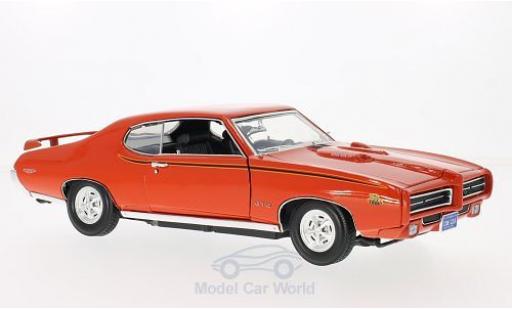 Pontiac GTO 1/18 Motormax Judge naranja 1969 coche miniatura