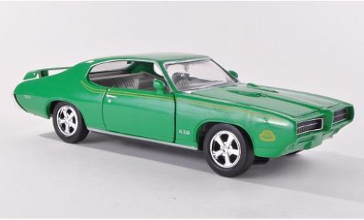Pontiac GTO 1/24 Motormax Judge gr&uuml;n 1969 1:24 coche miniatura