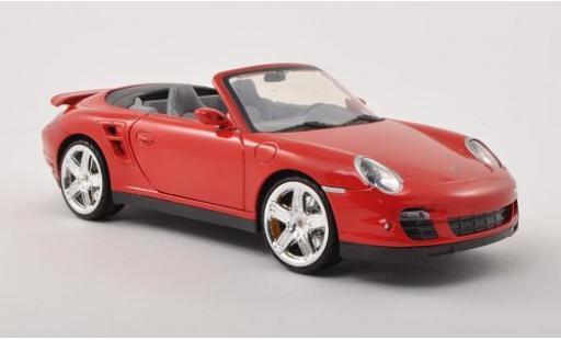 Porsche 997 Turbo 1/18 Motormax 911 () Turbo Cabriolet rojo coche miniatura