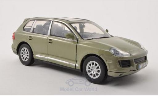 Porsche Cayenne S 1/24 Motormax (9PA) metalico oliv 2008 coche miniatura