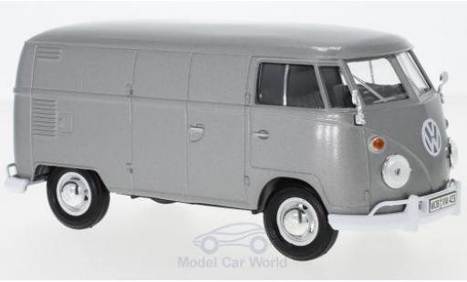 Coche miniatura Volkswagen T1 1/24 Motormax Kasten metalico gris Volkswagen T1 1/24 Motormax Kasten metalico gris coche miniatura