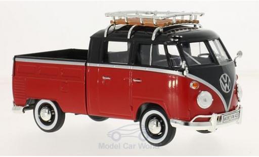 Coche miniatura Volkswagen T1 A 1/24 Motormax Pick Up mit Dachgepäckträger Volkswagen T1 A 1/24 Motormax Pick Up mit Dachgepäckträger coche miniatura