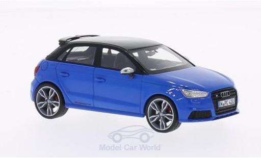 Audi S1 1/43 Neo Sportback azul/negro 2014 coche miniatura