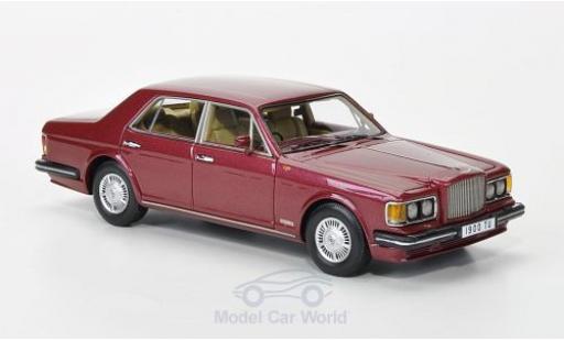 Coche miniatura Bentley Turbo R 1/43 Neo metalico rojo RHD 1985 Bentley Turbo R 1/43 Neo metalico rojo RHD 1985 coche miniatura