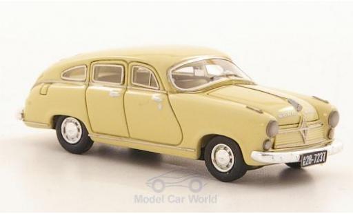 Coche miniatura Borgward Hansa 2400 1/87 Neo beige 1952 Borgward Hansa 2400 1/87 Neo beige 1952 coche miniatura