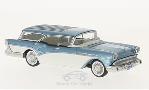 Coche miniatura Buick Century 1/64 Neo Caballero Estate Wagon metalico azul/blanco 1957 Buick Century 1/64 Neo Caballero Estate Wagon metalico azul/blanco 1957 coche miniatura