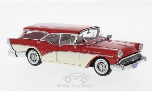 Buick Century 1/43 Neo Caballero Estate Wagon rojo/beige 1957 coche miniatura