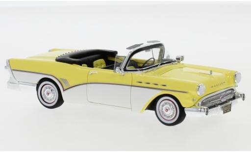 Buick Roadmaster 1/43 Neo Convertible amarillo/blanco 1957 coche miniatura