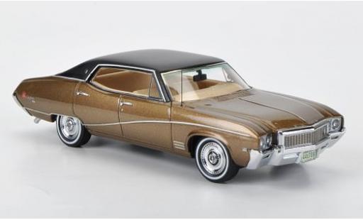 Coche miniatura Buick Skylark 1/43 Neo Sedan metalico marron/matt-negro 1968 Buick Skylark 1/43 Neo Sedan metalico marron/matt-negro 1968 coche miniatura