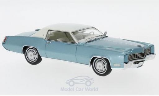 Coche miniatura Cadillac Eldorado 1/43 Neo Coupe metalico türkis/blanco 1967 Cadillac Eldorado 1/43 Neo Coupe metalico türkis/blanco 1967 coche miniatura