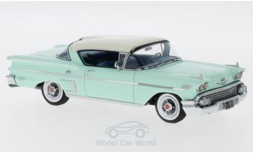 Chevrolet Bel Air 1/43 Neo Impala Sport Coupe verde/beige 1958 coche miniatura