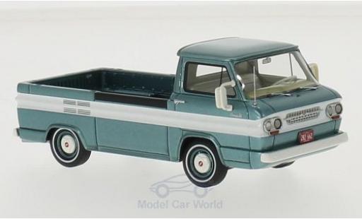 Coche miniatura Chevrolet Corvair 1/43 Neo Pick Up metalico türkis/blanco 1963 Chevrolet Corvair 1/43 Neo Pick Up metalico türkis/blanco 1963 coche miniatura