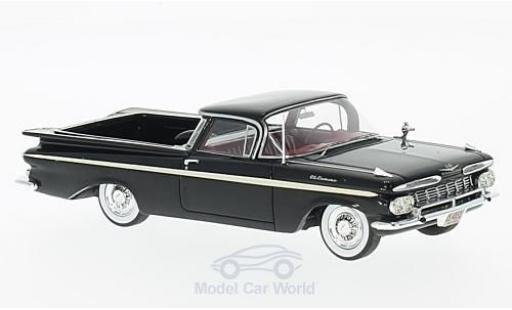 Coche miniatura Chevrolet El Camino 1/43 Neo negro/blanco 1959 Chevrolet El Camino 1/43 Neo negro/blanco 1959 coche miniatura