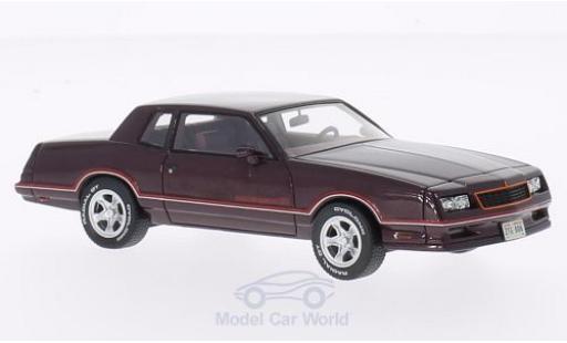 Chevrolet Monte Carlo 1/43 Neo SS metalico rojo 1986 coche miniatura