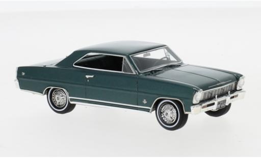 Coche miniatura Chevrolet Nova 1/43 Neo SS Hardtop metalico verde 1966 Chevrolet Nova 1/43 Neo SS Hardtop metalico verde 1966 coche miniatura