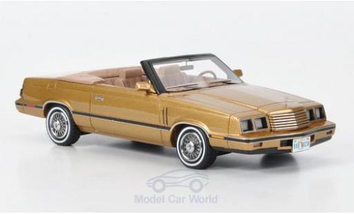 Dodge 600 1/43 Neo Convertible gold 1984 coche miniatura